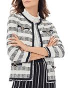 Misook Checkered Knit Jacket