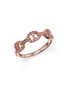 Bloomingdale's Diamond Pave Link Band In 14k Rose Gold, 0.10 Ct. T.w. - 100% Exclusive