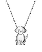 Alex Woo Silver Signs Dog Necklace, 16
