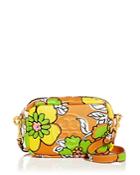 Tory Burch Perry Bombe Floral Leather Crossbody