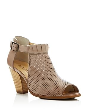 Paul Green Colleen Perforated Peep Toe Cutout Booties