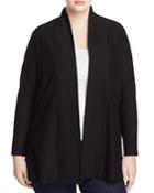 Eileen Fisher Plus Straight Open Front Cardigan