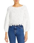 Milly Camila Cotton Lace Blouse