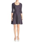 Nic+zoe Ribbed Fit And Flare Dress - 100% Bloomingdale's Exclusive
