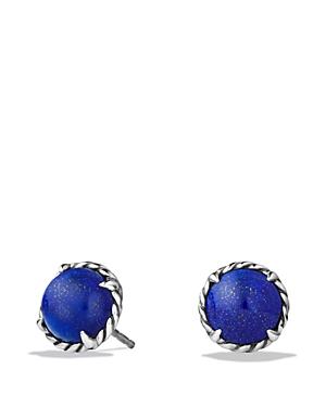 David Yurman Chatelaine Earrings With Lapis Lazuli