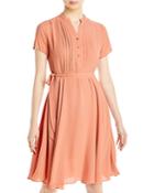 Nanette Lepore Short Sleeve Pintuck Dress (73% Off) Comparable Value $128