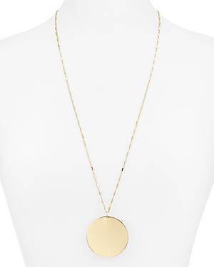 Aqua Mindy Gold Disc Pendant Necklace, 30 - 100% Exclusive