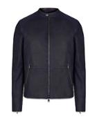 John Varvatos Collection Sheepskin Leather Jacket