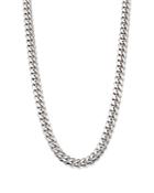 Alberto Amati Sterling Silver Cuban Chain Necklace, 18