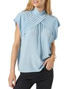 Joie Edesse Pleated Silk Blouse