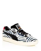 Puma Paul Stanley Classic Nubuck Leather Lace-up Sneakers