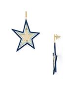 Tory Burch Spinning Star Statement Earrings