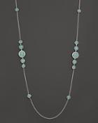 Ippolita Sterling Silver Stella Necklace In Turquoise With Diamonds, .68 Ct. T.w.