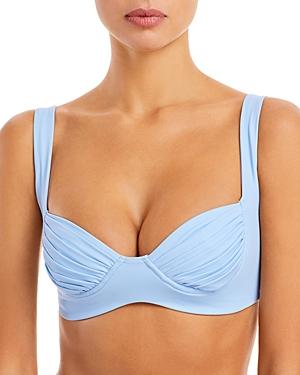 Palm Swimwear Kelly Pleated Bikini Top