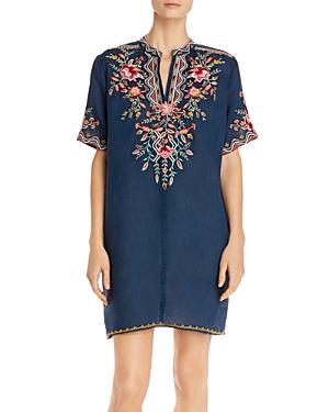 Johnny Was Alise Embroidered Tunic Dress
