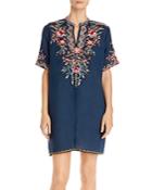 Johnny Was Alise Embroidered Tunic Dress