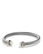 David Yurman Cable Classic Bracelet With Pearl And 14k Gold, 5mm