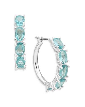 Lauren Ralph Lauren Medium Stone Huggie Hoop Earrings