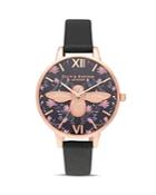 Olivia Burton Meant To Bee Black Dial Watch, 34mm