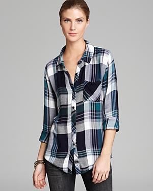 Rails Shirt - Hunter Plaid