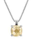 David Yurman Chatelaine Pendant Necklace With 18k Gold And Diamonds