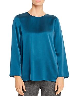 Eileen Fisher Petites Silk Boxy Top - 100% Exclusive