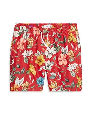 Onia Charles Hibiscus Print Swim Trunks