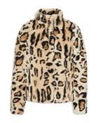 Vero Moda Thea Faux Fur Leopard Print Jacket