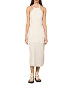 Sandro Yvana Sleeveless Pointelle Knit Dress