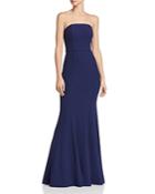 Bariano Moonstone Convertible Strapless Crepe Mermaid Gown