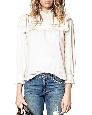 Zadig & Voltaire Trace Cotton Tunic Top