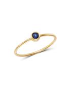 Zoe Chicco 14k Yellow Gold Blue Sapphire Bezel-set Ring