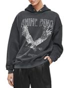 Anine Bing Rowe Eagle Graphic Hoodie