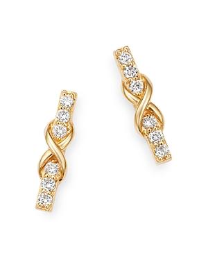 Bloomingdale's Diamond Bar Stud Earrings In 14k Yellow Gold, 0.15 Ct. T.w. - 100% Exclusive