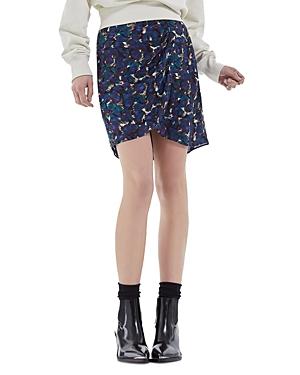 The Kooples Neon Flowers Mini Skirt