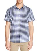 Theory Zach Bowery Check Slim Fit Button-down Shirt