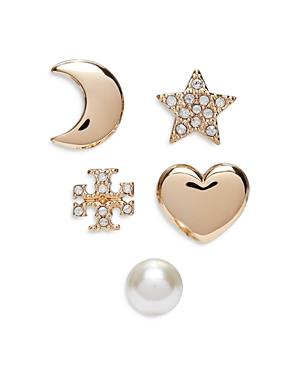Tory Burch Celestial Studs, Set Of 5