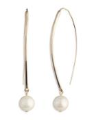 Lauren Ralph Lauren Imitation Pearl Threader Earrings