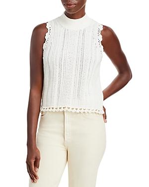 Rebecca Taylor Pointelle Sleeveless Sweater