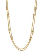 Bloomingdale's Layered Bead Double Strand Necklace In 14k Yellow Gold, 24 - 100% Exclusive