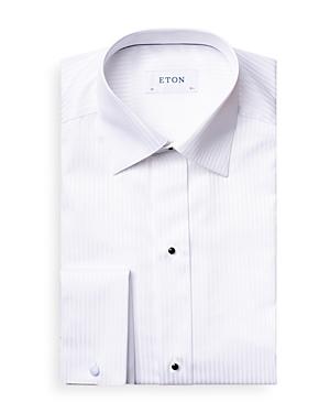 Eton Tonal Striped Contemporary Fit Formal Dress Shirt