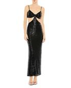 Mac Duggal Cutout Sequin Gown