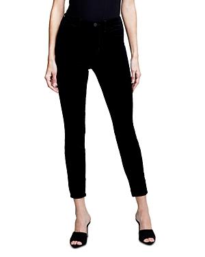 L'agence Katrina Ultra High Rise Skinny Jeans In Noir