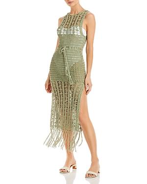 Flook The Label Emerson Crochet Dress Swim Cover-up