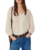 Ba & Sh Ultra V Neck Blouse