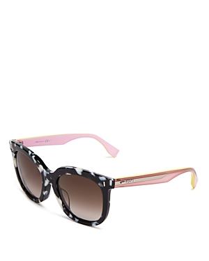 Fendi Oversized Cat Eye Sunglasses, 54mm