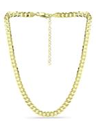 Aqua Cuban Curb Link Collar Necklace In 18k Gold Plated Sterling Silver, 16-18 - 100% Exclusive