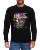 Robert Graham Loose Cannon Prism Skull Long Sleeve Graphic Tee