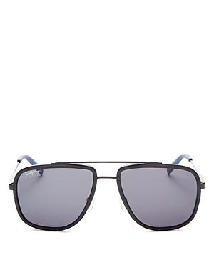 Salvatore Ferragamo Men's Brow Bar Aviator Sunglasses, 57mm