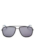 Salvatore Ferragamo Men's Brow Bar Aviator Sunglasses, 57mm